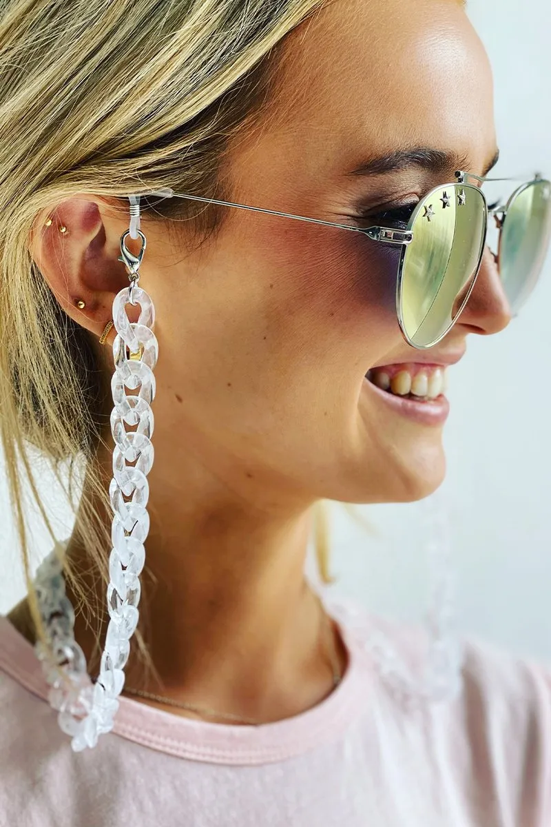 ビーズ眼鏡チェーンカラフルなビーズサングラスチェーン読書眼鏡ホルダーストラップコードストラップ眼鏡アクセサリー